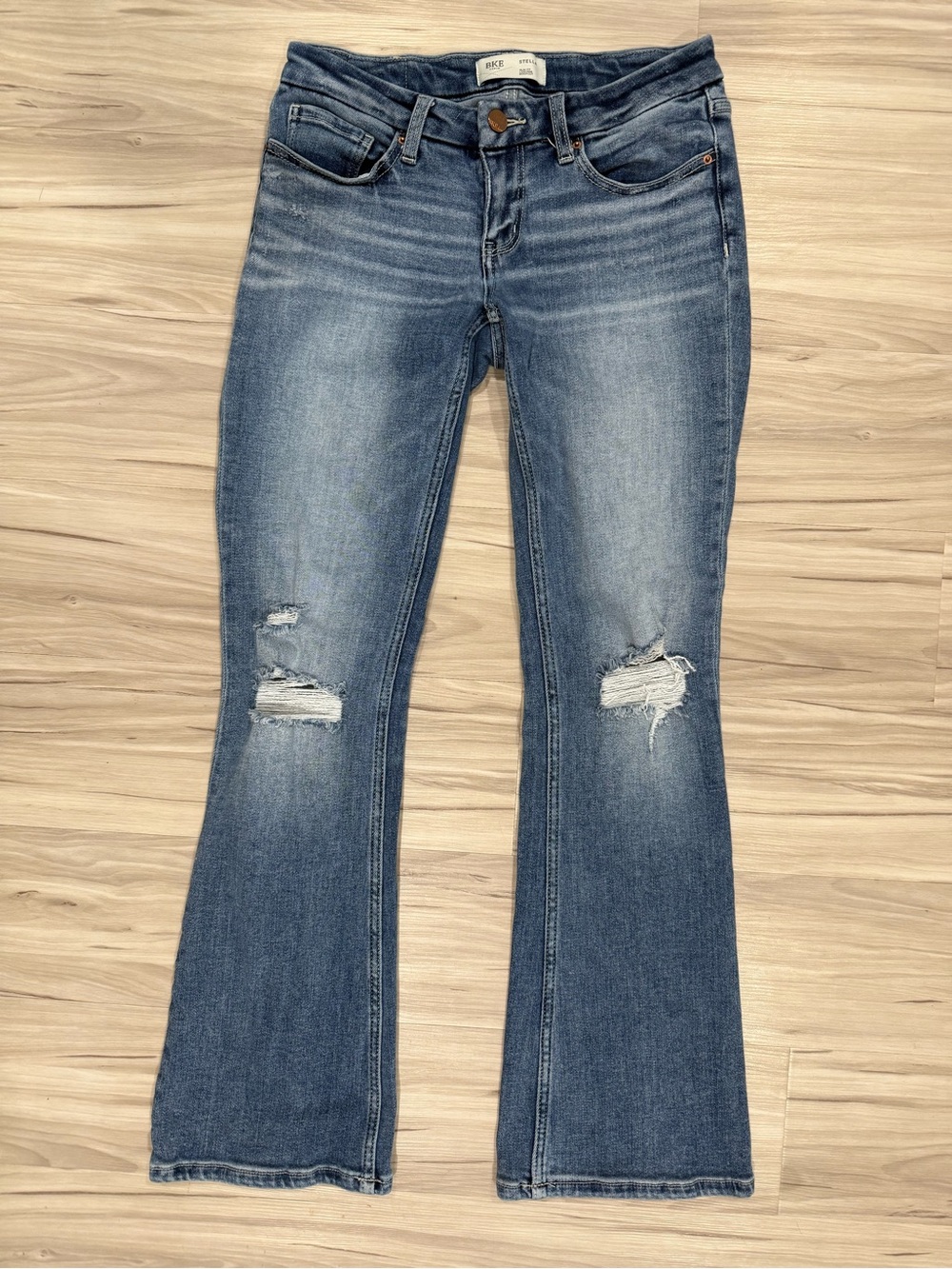 BKE Stella Jeans Women's Distressed Bootcut size 27